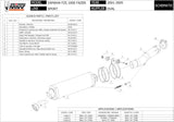 Tubo De Escape Con Homologación Acústica Oval Acero - Mivv Compatible Con Yamaha Fzs 1000 Fazer (2001-2005)