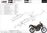Escape Doble Sin Catalizador Con Homologación Acústica Suono Acero Negro Carbono - Mivv Compatible Con Yamaha Xt 660 R (2004-2016)