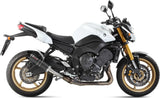 Tubo De Escape Con Homologación Acústica Gp Carbono Carbono - Mivv Compatible Con Yamaha Fz-8 - Fazer 8 (2010-2016)