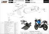 Tubo De Escape Con Homologación Acústica Speed Edge Acero Negro Carbono - Mivv Compatible Con Yamaha Xt 1200 Z Super Ténéré (2010-2020)