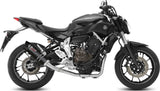 Complete Non-Catalytic Exhaust System With Sound Certification Gp Carbon Carbon - Mivv Compatible With Yamaha Mt-07 (2014-2024)