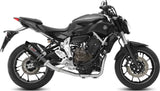 Sistema De Escape Completo Sin Catalizador Y Con Homologación Acústica Gp Carbono Carbono - Mivv Compatible Con Yamaha Fz-07 (2014-2024)