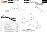 Tubo De Conexión No Catalizado - Mivv Compatible Con Yamaha Yzf 1000 R1 (2015-2022)