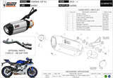 Tubo De Escape Sin Catalizador Y Con Homologación Acústica Suono Acero Negro Carbono - Mivv Compatible Con Yamaha Yzf 1000 R1 (2015-2022)