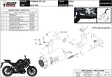 Uncatalysed Exhaust System Without Sound Certification Mk3 Carbon - Mivv Compatible With Yamaha Mt-03 (2016-2024)