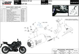 Tubo De Escape Sin Catalizador Y Sin Homologación Acústica Mk3 Carbono - Mivv Compatible Con Yamaha Mt-03 (2016-2024)