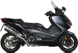 Sistema De Escape Completo Sin Catalizador Y Con Homologación Acústica Sr-1 Titano Negro - Mivv Compatible Con Yamaha T-Max 560 (2020-2021)