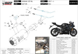 Exhaust Tip With Noise Certification Mk3 Carbon - Mivv Compatible With Yamaha Yzf 600 R6 (2017-2021)