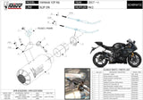 Tubo De Escape Con Homologación Acústica Mk3 Carbono - Mivv Compatible Con Yamaha Yzf 600 R6 (2017-2021)