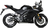 Sistema De Escape Completo Sin Catalizador Y Con Homologación Acústica X-M1 Acero Negro - Mivv Compatible Con Yamaha Mt-125 (2020-2024)
