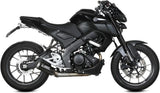 Sistema De Escape Completo Sin Catalizador Y Sin Homologación Acústica Mk3 Carbono - Mivv Compatible Con Yamaha Mt-125 (2020-2024)