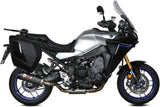 Sistema De Escape Completo Con Catalizador Y Homologación Acústica Oval Carbono Carbono - Mivv Compatible Con Yamaha Tracer 9 - Gt (2021-2023)