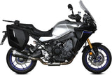 Sistema De Escape Completo Sin Catalizador Y Con Homologación Acústica Delta Race Acero Negro Carbono - Mivv Compatible Con Yamaha Tracer 9 - Gt (2021-2023)