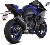 Tubo De Escape Sin Catalizador Y Sin Homologación Acústica Sr-1 Titano Negro - Mivv Compatible Con Yamaha Yzf R7 (2022-2024)