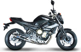 Sistema De Escape Completo Con Homologación Acústica Round Carbono - Termignoni Compatible Con Yamaha Xj6 Diversion (2009-2016)