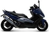 Sistema De Escape Completo Con Homologación Acústica Relevance Acero Inox Copa Carbono - Termignoni Compatible Con Yamaha Xp 530 T-Max (2002-2010)