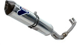 Sistema De Escape Completo Con Homologación Acústica Relevance Acero Inox Copa Carbono - Termignoni Compatible Con Yamaha Xp 530 T-Max (2002-2010)