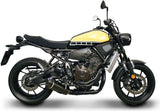 Sistema De Escape Completo Con Catalizador Y Sin Homologación Acústica Relevance Carbono Black Copa Carbono - Termignoni Compatible Con Yamaha Xsr 700 (2014-2020)