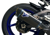 Tubo De Escape Con Homologación Acústica Force Carbono Copa Carbono - Termignoni Compatible Con Yamaha Yzf-R1 1000 (2015-2020)