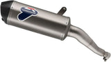 Tubo De Escape Sin Homologación Acústica Relevance Acero Inox Copa Carbono - Termignoni Compatible Con Yamaha X-Max 250 (2009-2020)