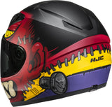 Casco Integral Para Moto Hjc Y10 Advanced Polycarbonate Mc1Sf Frank Talla 09 L