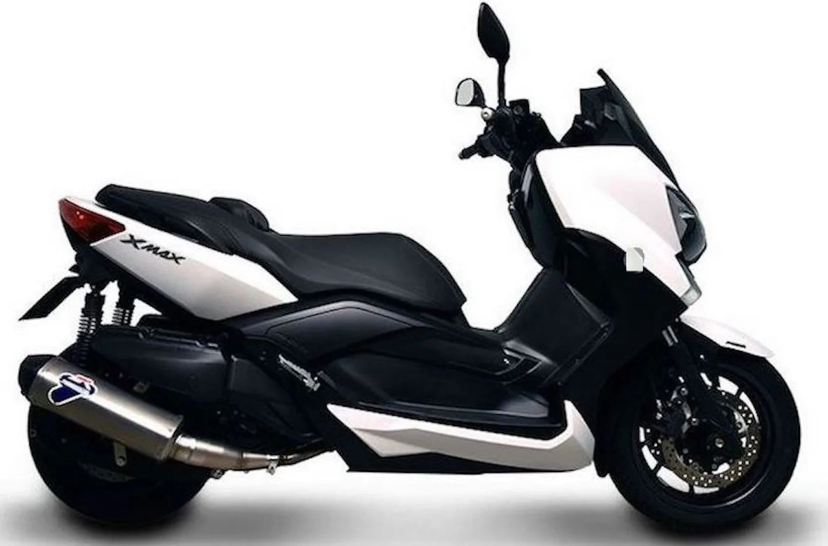 Tubo De Escape Con Catalizador Y Sin Homologación Acústica Relevance Acero Inox Copa Carbono - Termignoni Compatible Con Yamaha X-Max 400 (2010-2020)