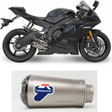 Tubo De Escape Sin Homologación Acústica Gp2R-Rht Titano Copa Aluminio - Termignoni Compatible Con Yamaha Yzf-R6 (2006-2023)