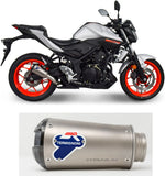 Tubo De Escape Sin Homologación Acústica Gp2R-Rht Titano Copa Aluminio - Termignoni Compatible Con Yamaha Yzf-R3 (2015-2020)