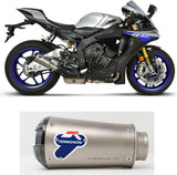 Tubo De Escape Sin Homologación Acústica Gp2R-Rht Titano Copa Aluminio - Termignoni Compatible Con Yamaha R1 - M (2015-2020)