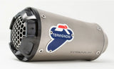 Tubo De Escape Sin Homologación Acústica Gp2R-Rht Titano Copa Aluminio - Termignoni Compatible Con Yamaha N-Max 155 (2017-2020)