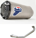 Sistema De Escape Completo Sin Catalizador Y Sin Homologación Acústica Gp2R-Rht Titano Copa Aluminio - Termignoni Compatible Con Yamaha N-Max 155 (2017-2020)