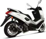 Tubo De Escape Sin Homologación Acústica Gp Carbono - Termignoni Compatible Con Yamaha N-Max 125 (2017-2020)