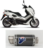 Tubo De Escape Sin Homologación Acústica Gp Carbono - Termignoni Compatible Con Yamaha N-Max 125 (2017-2020)