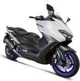 Sistema De Escape Completo Sin Homologación Acústica Carbono Black Copa Carbono - Termignoni Compatible Con Yamaha Xp 560 T-Max (2020)