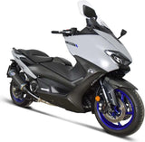 Sistema De Escape Completo Sin Homologación Acústica Titano Negro Copa Carbono - Termignoni Compatible Con Yamaha Xp 560 T-Max (2020)