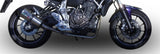 Sistema De Escape Completo Con Catalizador Y Homologación Acústica Gpe Anniversary Titano - Gpr Compatible Con Yamaha Mt-07 (2014-2016)