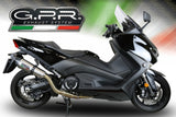 Sistema De Escape Completo Con Catalizador Y Homologación Acústica Gpe Anniversary Titano - Gpr Compatible Con Yamaha T-Max 530 (2012-2016)