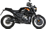 Sistema De Escape Completo Sin Catalizador Y Sin Homologación Acústica X-M1 Acero Negro - Mivv Compatible Con Zontes Zt 125 Gk (2021-2024)