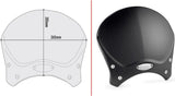 Cúpula Race Cafe Aluminio Negro Aluminio - Givi Compatible Con Honda Cmx 500 Rebel (2017-2019)