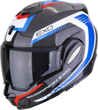 Flip-Up Motorcycle Helmet Scorpion Exo Exo-Tech Evo Carbon Carbon Fiber Black Blue Red Cosy Size M