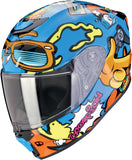 Casco Integral Para Moto Scorpion Exo Exo-Jnr Air Polycarbonate Azul Naranja Fun Talla M