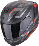Casco Integral Para Moto Scorpion Exo Exo-391 Polycarbonate Negro Mate Rojo Aaxo Talla Xxl