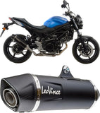 Tubo De Escape Sin Homologación Acústica Lv-10 Acero Negro Fondo Acero - Leovince Compatible Con Yamaha Yzf-R3 (2019-2020)