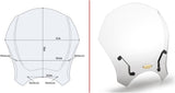 Universal Transparent Wind-Screen - Givi Compatible With Moto Guzzi V7 850 Stone - Special (2021-2024)