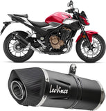 Exhaust Tip Without Sound Certification Lv-X Aluminum Stainless Steel End Cap - Leovince Compatible With Yamaha Yfm 700 R Raptor (2006-2012)