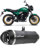 Complete Exhaust System Without Catalytic Converter And Without Sound Certification Lv One Evo Carbon Fiber Carbon Fiber End Cap - Leovince Compatible With Kawasaki Ninja 650 (2021-2026)