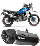 Tubo De Escape Sin Homologación Acústica Lv One Evo Acero Negro Fondo Carbono - Leovince Compatible Con Ktm 890 Smt (2023-2026)