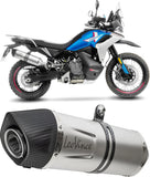 Tubo De Escape Sin Homologación Acústica Lv One Evo Acero Fondo Carbono - Leovince Compatible Con Cfmoto Ibex 800 E (2025-2026)