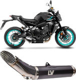 Sistema De Escape Completo Sin Catalizador Y Sin Homologación Acústica Lv Race Acero - Leovince Compatible Con Yamaha Mt-09 Sp (2024-2026)