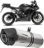 Tubo De Escape Sin Homologación Acústica Lv One Evo Acero Fondo Carbono - Leovince Compatible Con Honda Cbr 600 Rr (2024-2026)